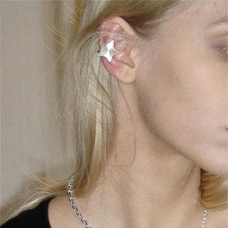 Asymmetrical Star Cuff Ear
