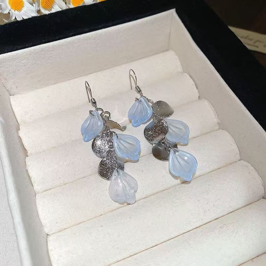 Earring Fringed Shell Drop Hook