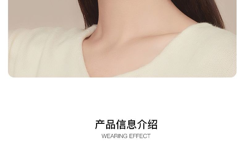 Pearl Asymmetrical Earring Faux Drop Glitter