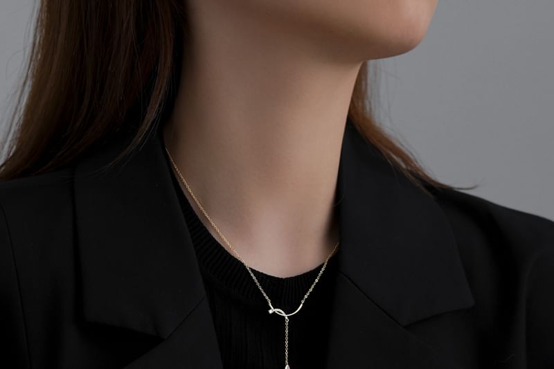 Pendant Rhinestone Necklace