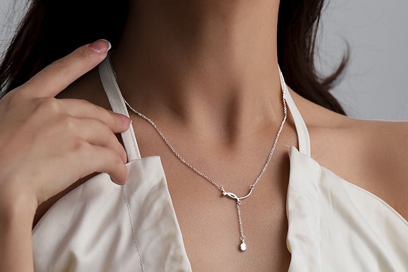 Pendant Rhinestone Necklace