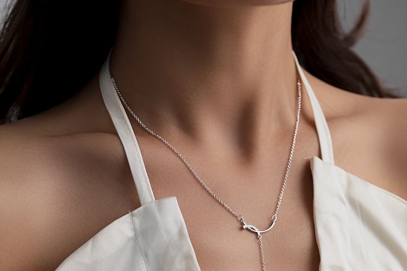 Pendant Rhinestone Necklace