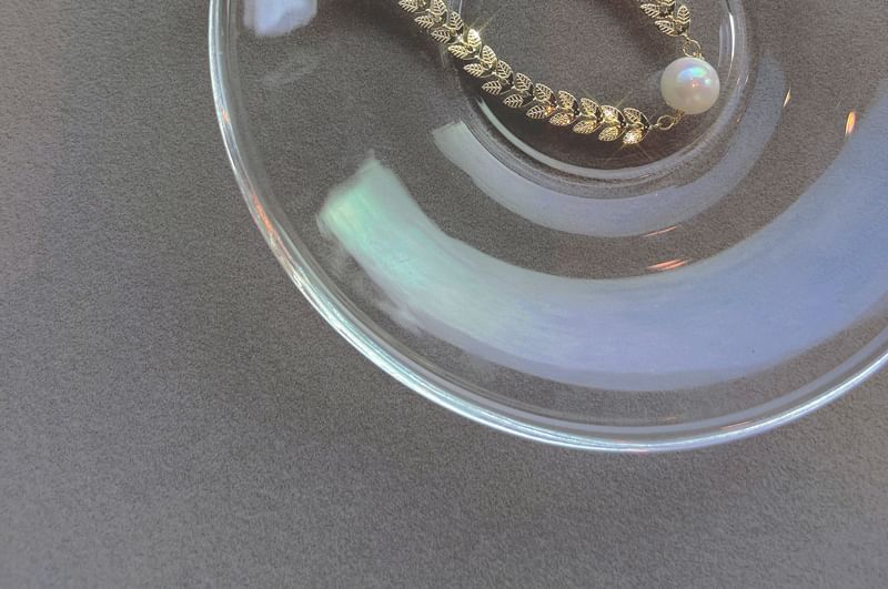 Pearl Leaf Faux Choker