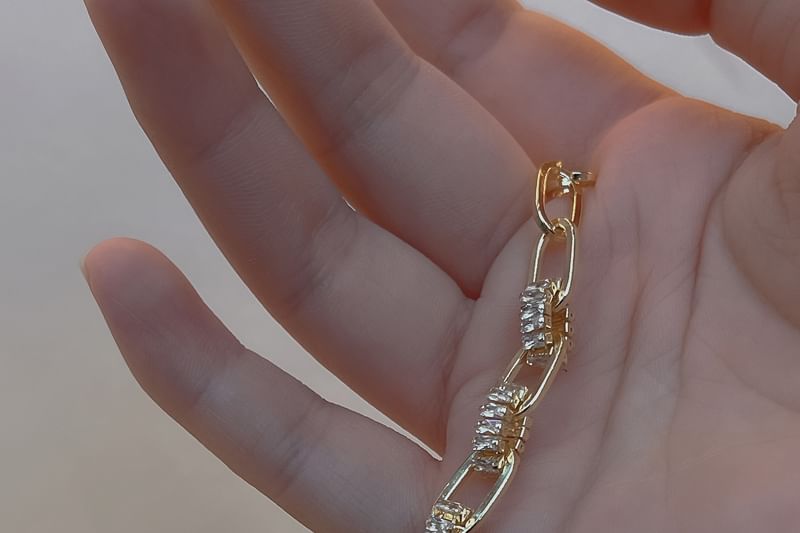 Chain Rhinestone Bracelet