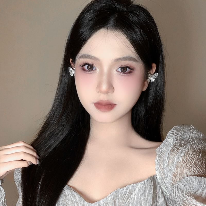 Ear Cuff Butterfly Rhinestone