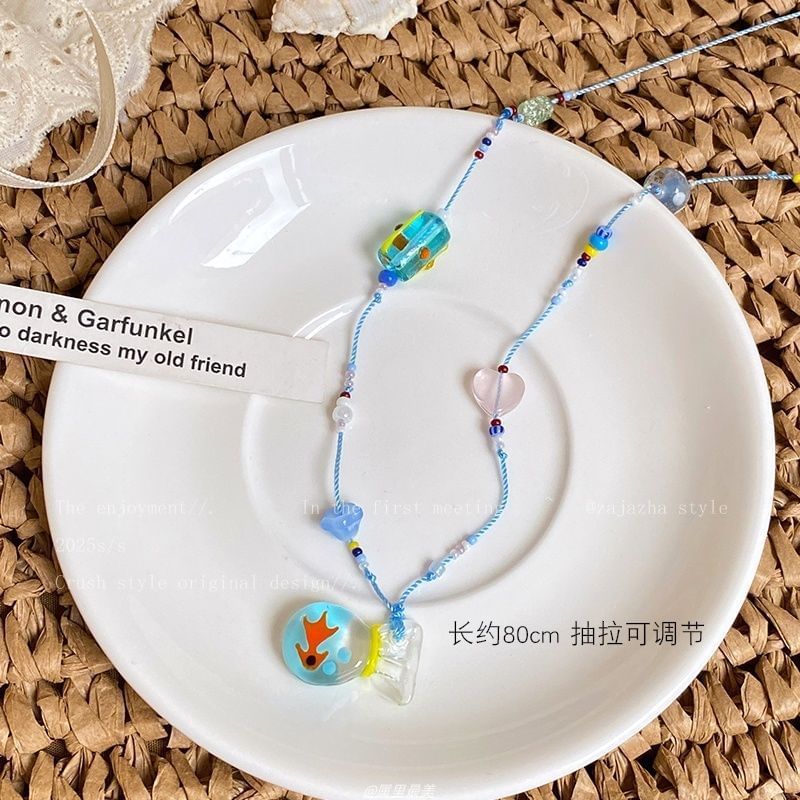 Resin Goldfish Necklace String