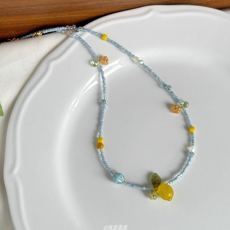 Pendant Lemon Necklace Bead