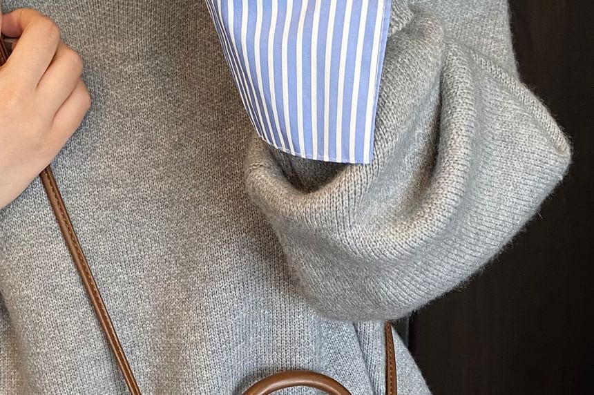 Bag Crossbody Top Flap Plaid Handle Heart Applique