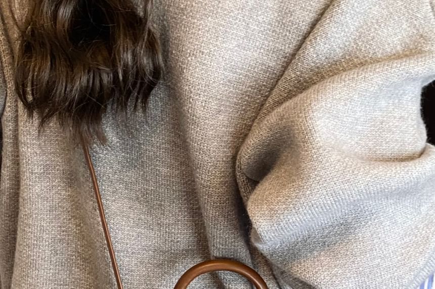 Bag Crossbody Top Flap Plaid Handle Heart Applique