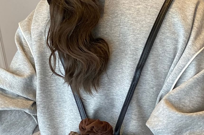 Dotted Ruffle Floral Small Backpack Panel