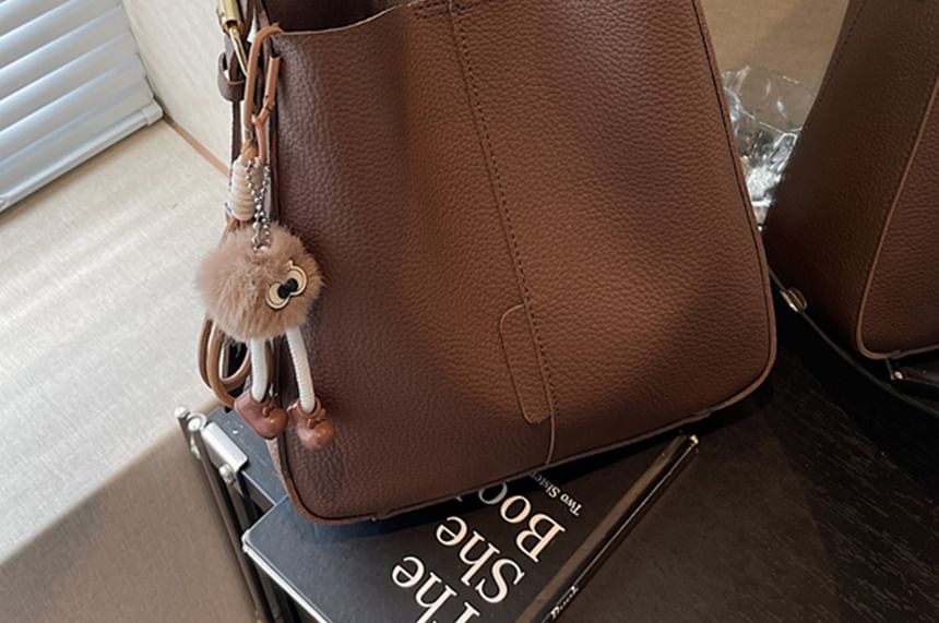 Faux Leather With Bag Pouch Shoulder