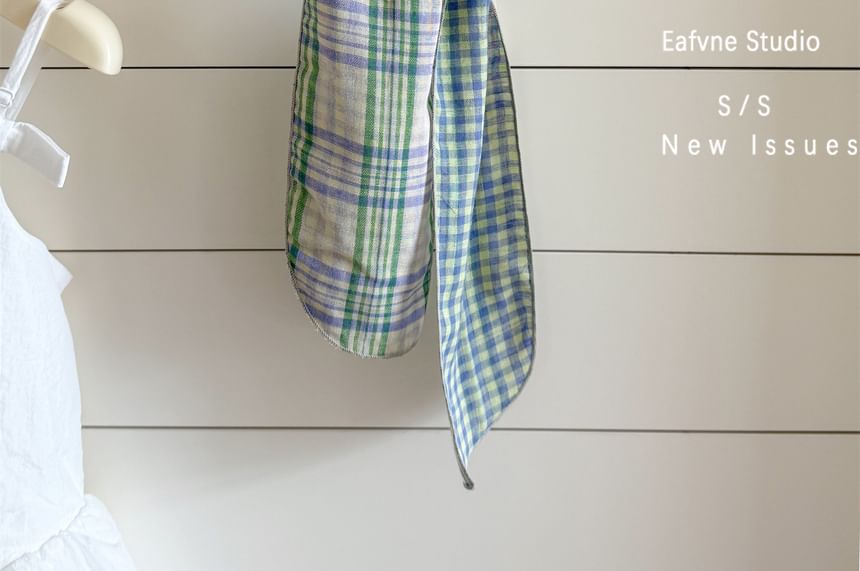 Reversible Scarf Plaid