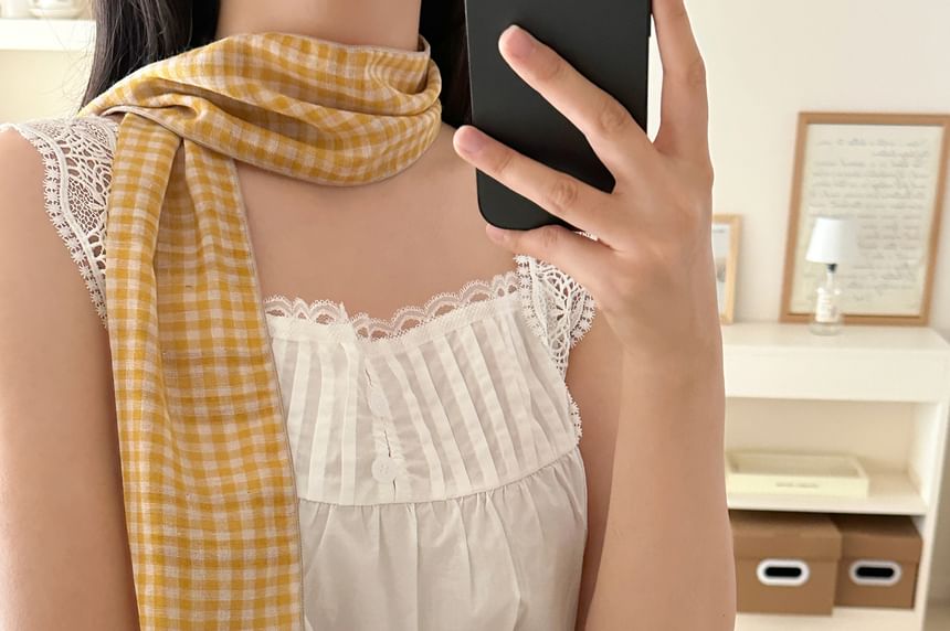 Reversible Scarf Plaid
