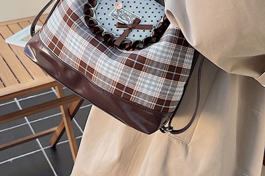 Crossbody Bag Accent Patterned Bow