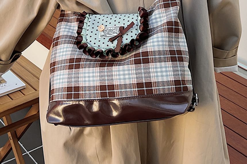 Crossbody Bag Accent Patterned Bow