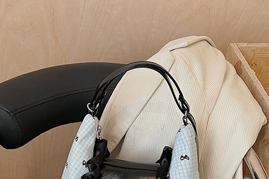 Crossbody Bag Accent Patterned Bow