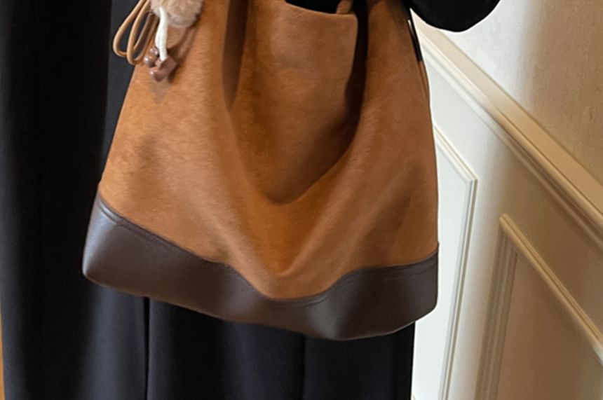 Tote Bag Suede Faux