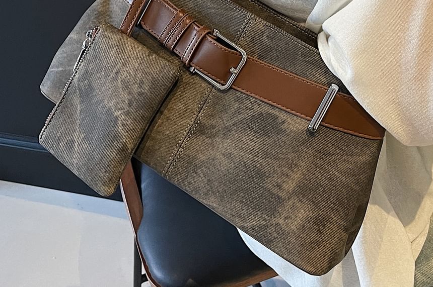 Bag Tote Pouch Belted With