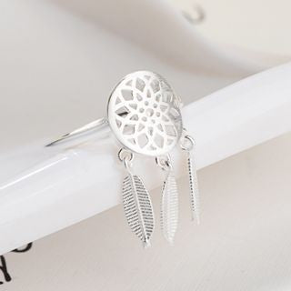 Silver Sterling 925 Open Catcher Dream Ring