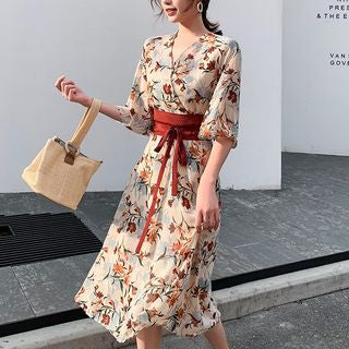 Coude à imprimé fleuri