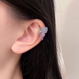 Rhinestone Butterfly Earring Cuff