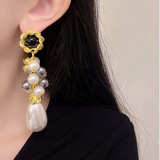 Faux Drop Earring Pearl