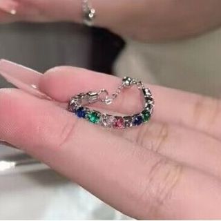 Alloy Rhinestone Ring