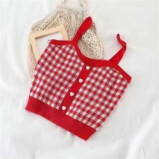 Top Plaid Cami
