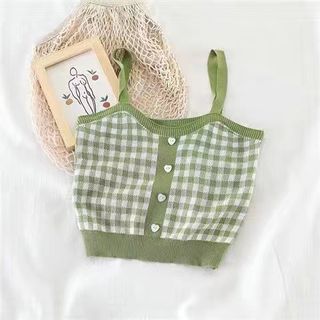 Top Plaid Cami