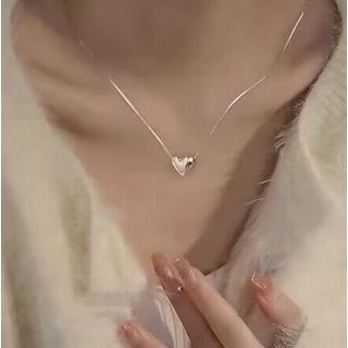 Necklace Pendant Heart Glossy