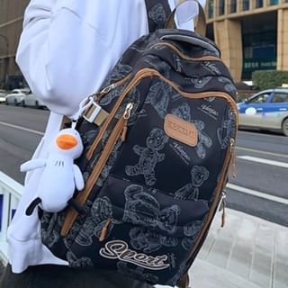 Bär Nylon Rucksack / Taschenanhänger / Set