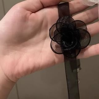 Floral Fabric Choker