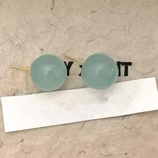 Earring Acrylic Ball Stud