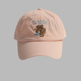 Cap Embroidered Bear Baseball