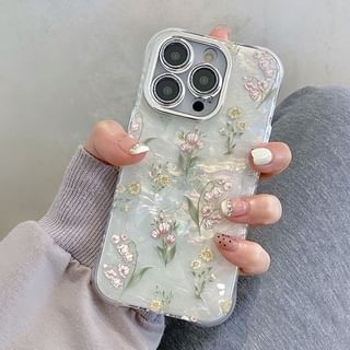 Case / Set Strap Flower Phone