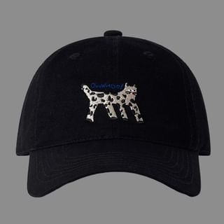 Cat Cap Baseball Embroidered