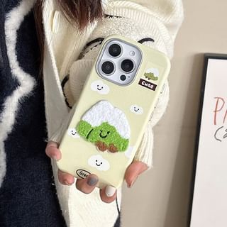Mountain Embroidered Case Phone