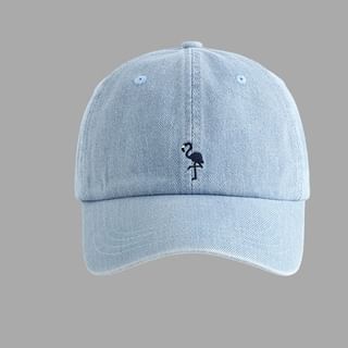 Flamingo Cap Embroidered Baseball
