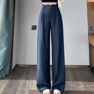 Wide High Jeans Leg Rise (Various Designs)