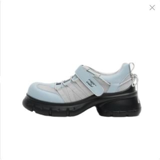 Heel Lace-Up Chunky Platform Shoes