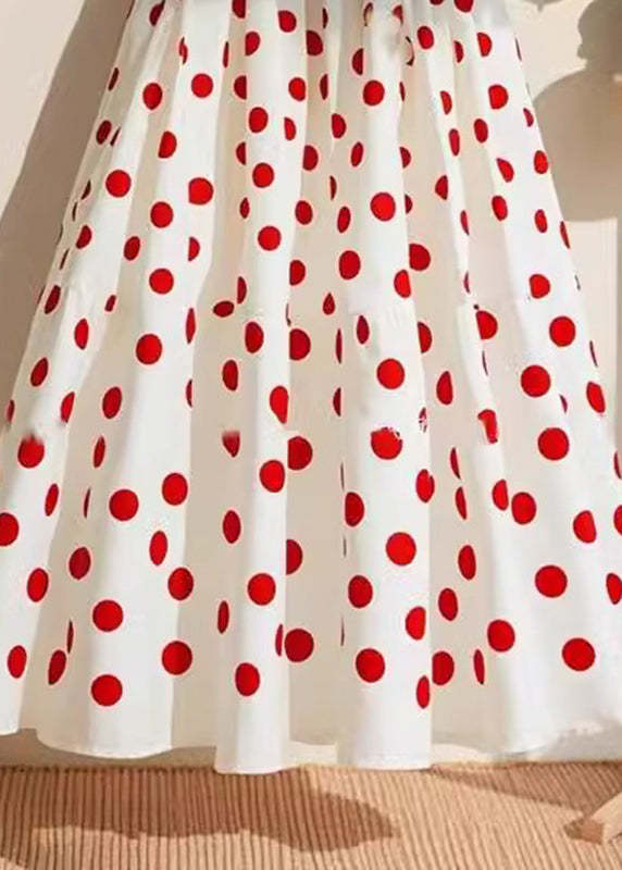 Skirts A Print White Line Natural Dot