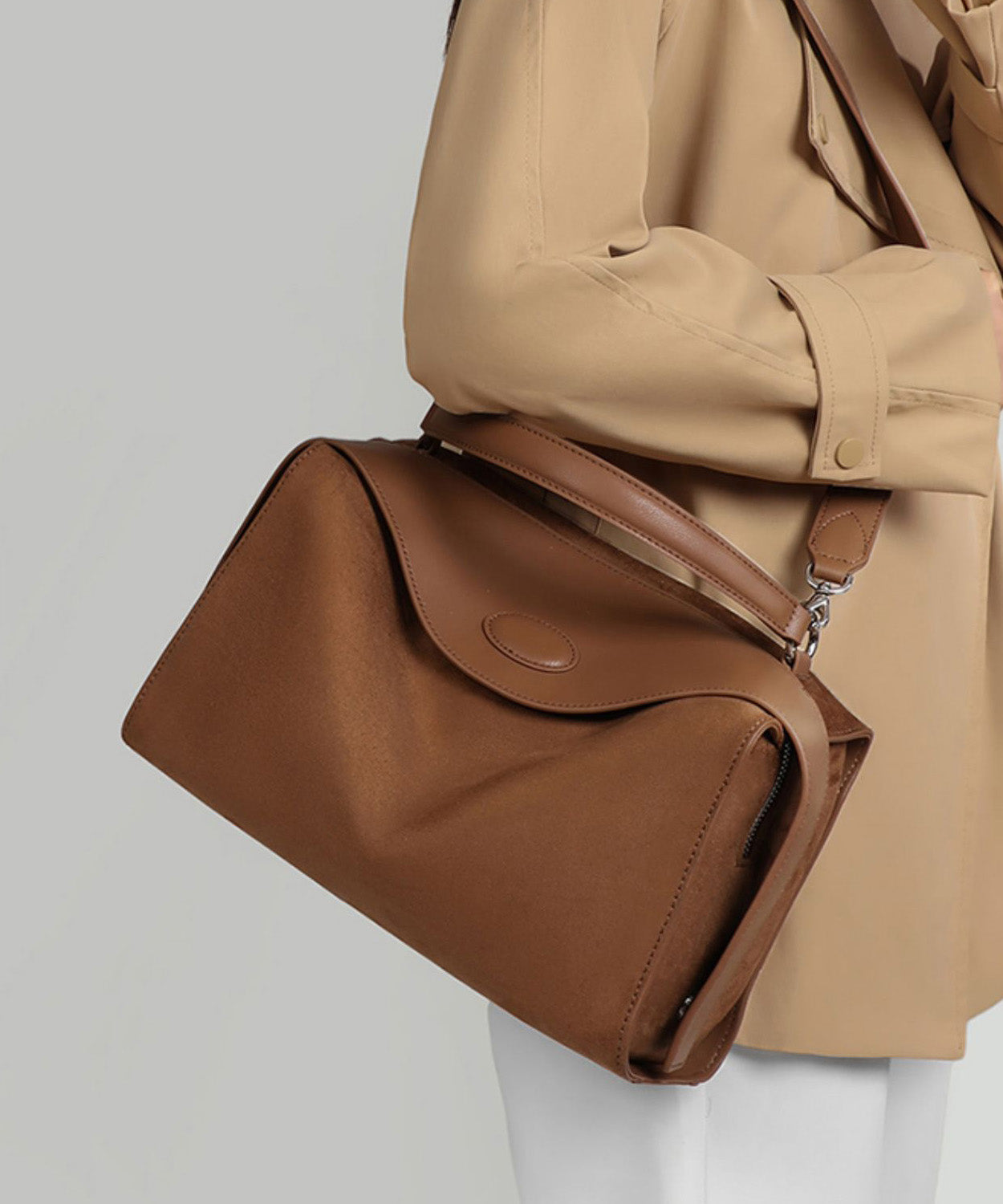 Bag Doctor Solid Brown Durable Leather Calf New