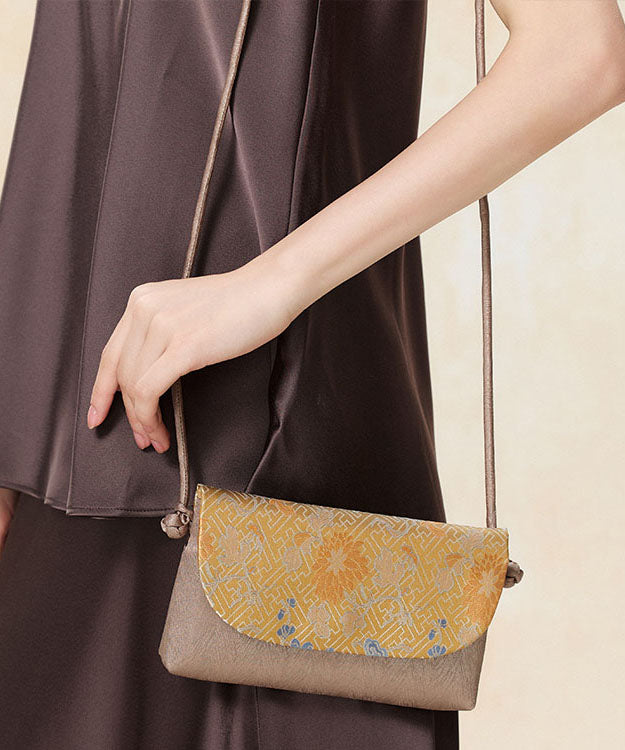 Crossbody Style Versatile New Silk Chinese Bag Clutch