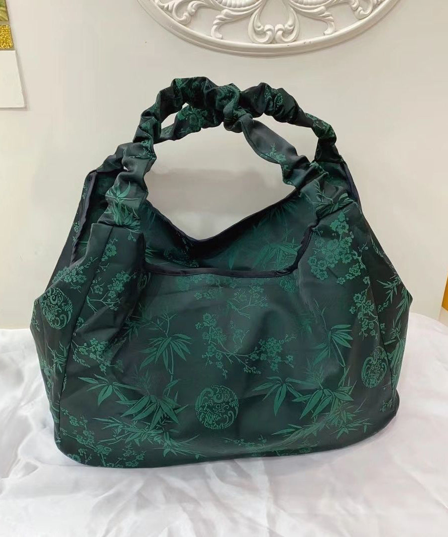 New Versatile Coffee Chinese Shoulder Bag Style Print