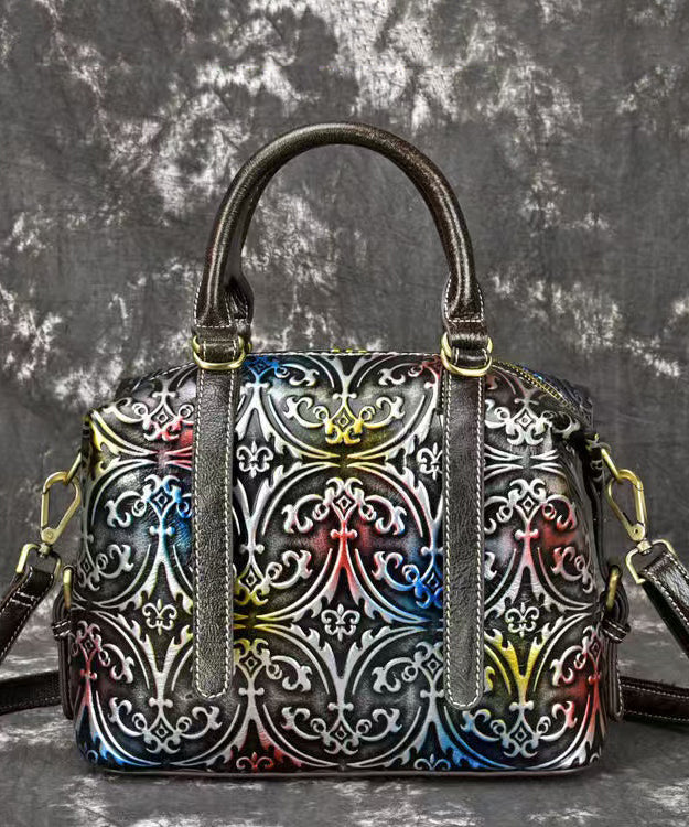 Vintage Bag Silver Crossbody Embossed Handmade New