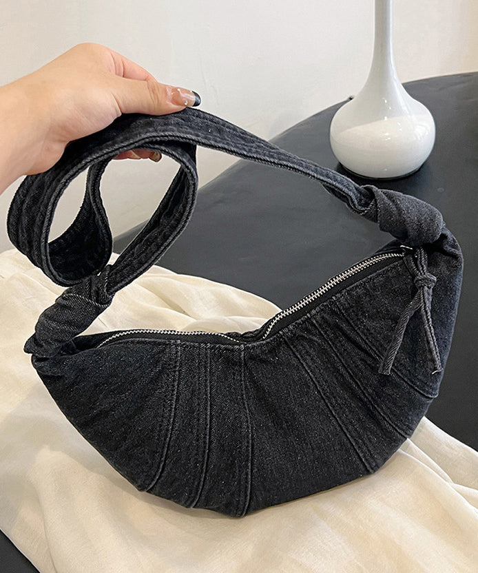 Hobo Versatile Blue Light Denim New Bag Japanese Style