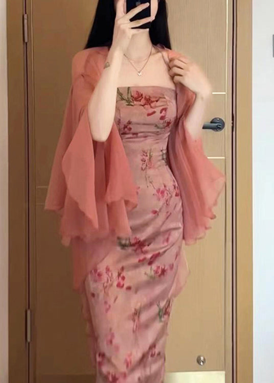 Butterfly Chiffon Cardigans New Solid Thin Khaki Sleeve