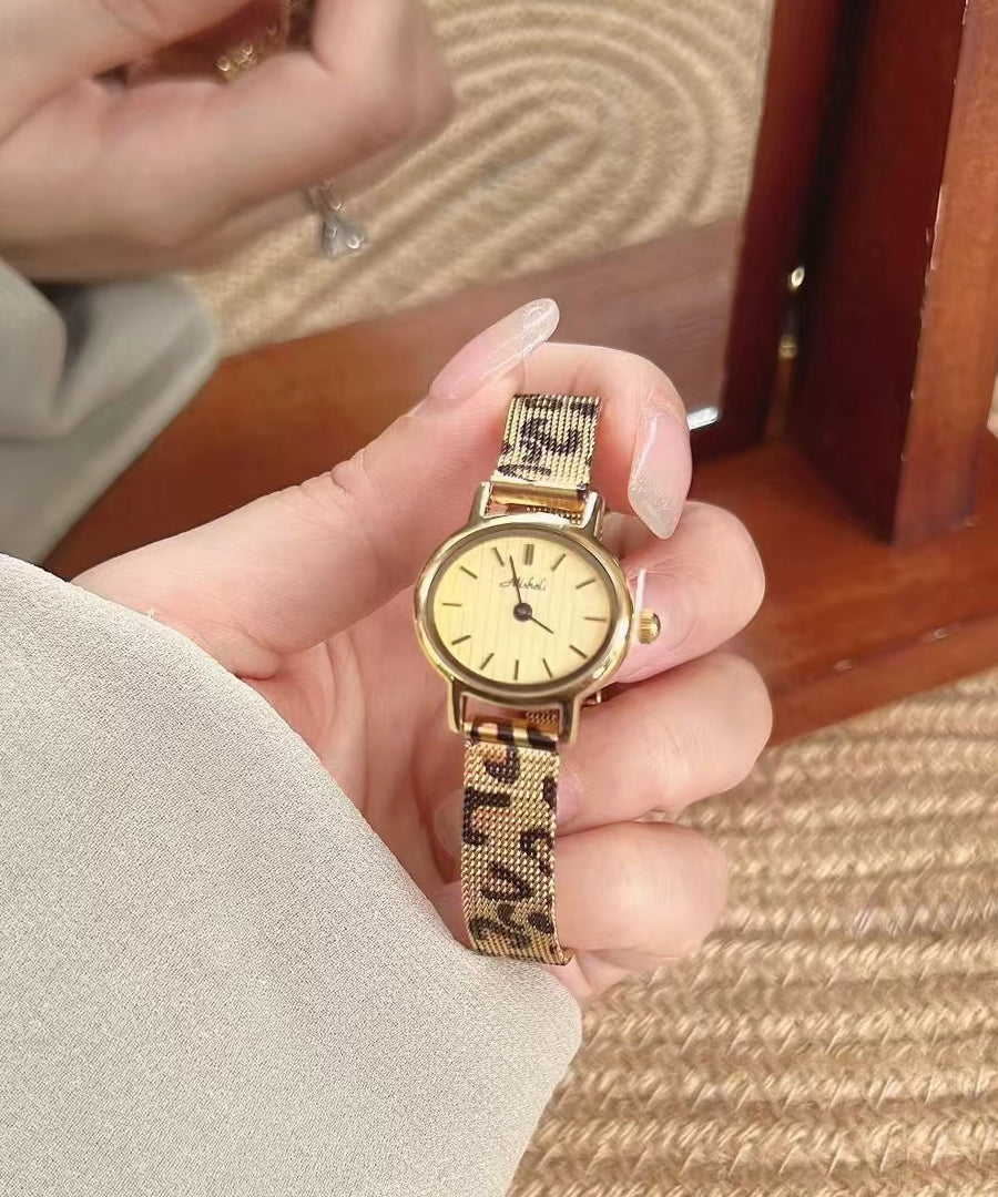 Steel Black Stainless Movement New Quartz Leopard Watches