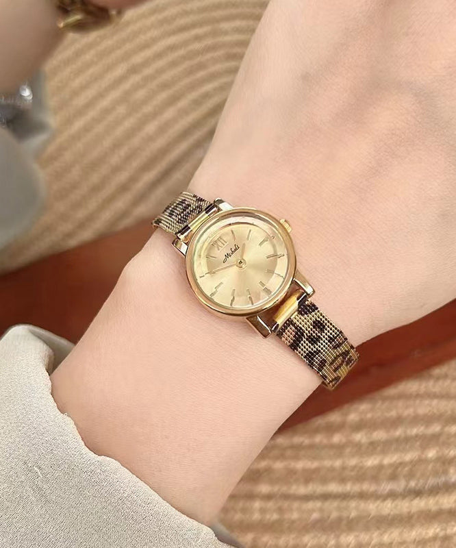 Steel Black Stainless Movement New Quartz Leopard Watches