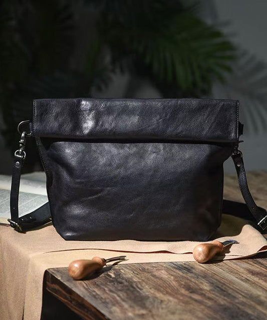 Capacity Leather Cross-body New Large Retro Bag